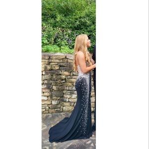Black Sparkle Prom Dress
